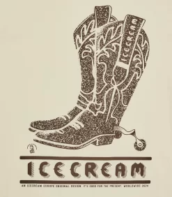 BOOTS T-SHIRT - CREAM -Fashion Style Shop IC24135 CREAM 03