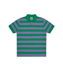 STRIPED POLO - GREEN STRIPE