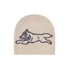 RUNNING DOG BEANIE - CREAM