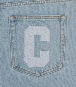 RUNNING DOG DENIM PANT - HEAVY WASH BLUE -Fashion Style Shop IC24148 HEAVYWASHBLUE 06