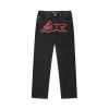 RUNNING DOG DOUBLE SCOOP DENIM PANT - BLACK