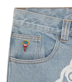 RUNNING DOG DOUBLE SCOOP DENIM PANT - HEAVY WASH BLUE 11 RUNNING DOG DOUBLE SCOOP DENIM PANT - HEAVY WASH BLUE -Fashion Style Shop IC24150 HEAVYWASHBLUE 01DOUBLESCOOP 3