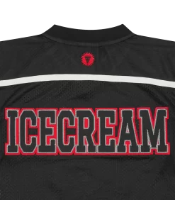 FOOTBALL SHIRT - BLACK -Fashion Style Shop IC24152 BLACK 04copy