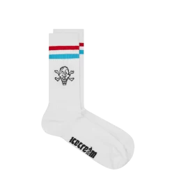 CONES AND BONES SPORTS SOCK - WHITE