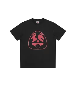PANDA FACE T-SHIRT - BLACK