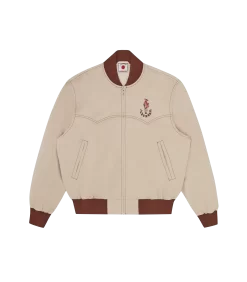 WESTERN BOMBER JACKET - TAUPE