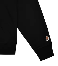 RUNNING DOG POPOVER HOOD - BLACK -Fashion Style Shop IC24227 BLACK 1