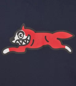 RUNNING DOG POPOVER HOOD - NAVY -Fashion Style Shop IC24227 NAVY 03