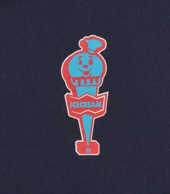 WE SERVE IT BEST POPOVER HOOD - NAVY -Fashion Style Shop IC24230 NAVY 03