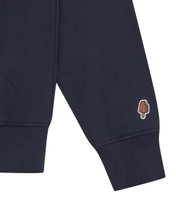 WE SERVE IT BEST POPOVER HOOD - NAVY -Fashion Style Shop IC24230 NAVY 04