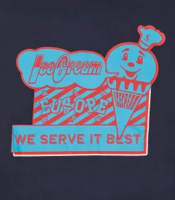 WE SERVE IT BEST POPOVER HOOD - NAVY -Fashion Style Shop IC24230 NAVY 05