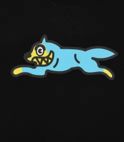 RUNNING DOG T-SHIRT - BLACK -Fashion Style Shop IC24236 BLACK