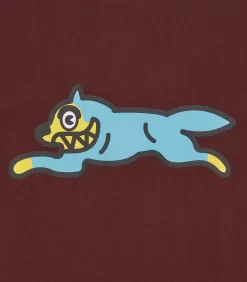 RUNNING DOG T-SHIRT - BROWN -Fashion Style Shop IC24236 BROWN 03