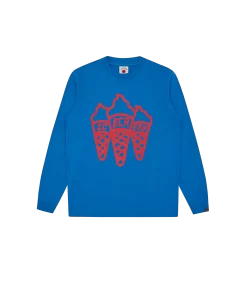 THREE CONE LS TEE - BLUE