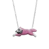 ICECREAM X GHOST NECKLACE RUNNING DOG SILVER 925
