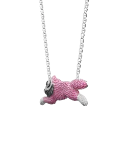 ICECREAM X GHOST NECKLACE RUNNING DOG SILVER 925 -Fashion Style Shop ICJP235G001SILVER 03