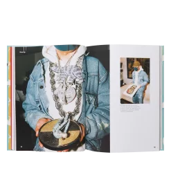 Rizzoli "I KNOW NIGO" BOOK - BLUE COVER -Fashion Style Shop IKnowNIGOBook BlueCover DblPgSpread58 59 01