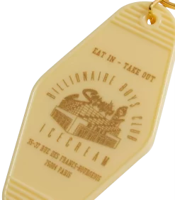 DINER KEYRING - YELLOW -Fashion Style Shop KEYRING YELLOW 03