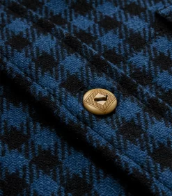 WOOL OVERSHIRT - BLUE -Fashion Style Shop beeline shirt 3